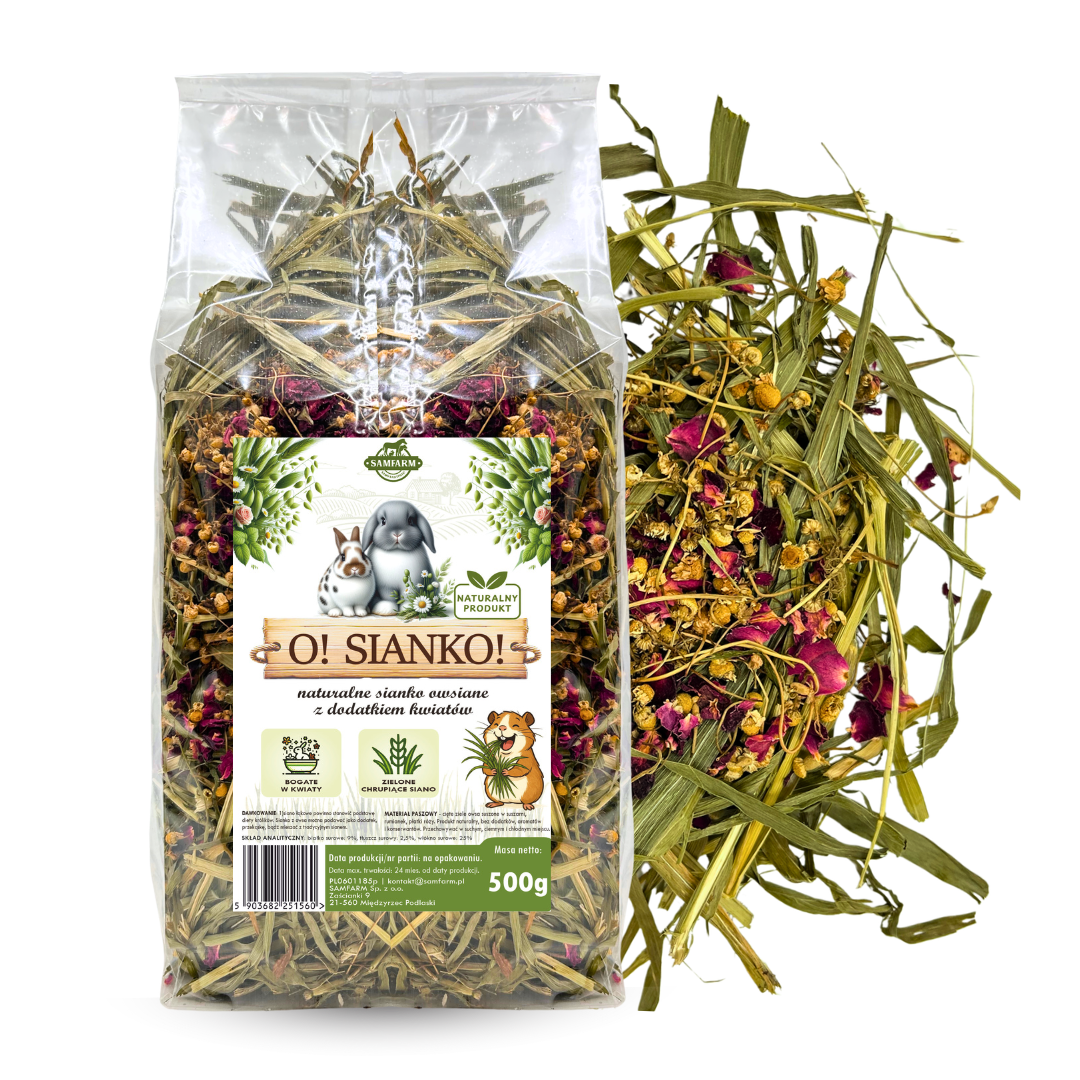 O!SIANKO!500g - siano owsiane z kwiatami - SAMFARM