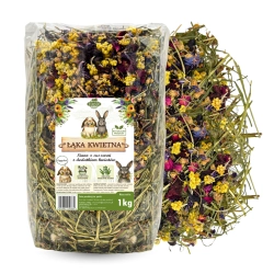 Łąka Kwietna 1kg, mieszanka traw i ziół - SAMFARM